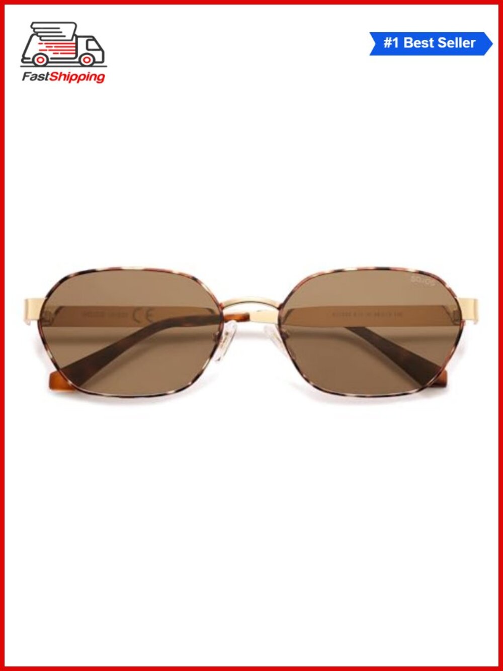 ✨SOJOS Trendy Polarized Hexagon Sunglasses UV400 Retro Unisex